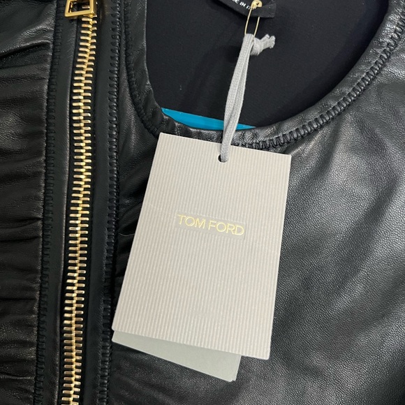 Authentic Tom ford leather jacket. size 38 which is a size small. - Picture 2 of 7